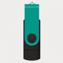 Helix 16GB Dual Flash Drive+Teal