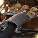 Keepsake Canvas Oven Mitt+in use
