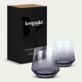 Keepsake Dusk Whiskey Glass Set of 2