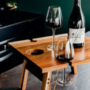 Keepsake Folding Wine Table+in use
