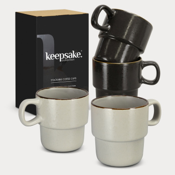 Keepsake Stackable Coffee Cup (Set of 2)