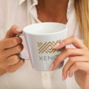 Kona Coffee Mug+in use