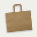 Large Flat Handle Paper Bag Landscape+Natural