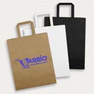 Large Flat Handle Paper Bag (Portrait) image