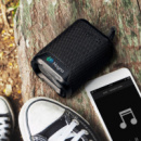 Loki Outdoor Bluetooth Speaker+in use