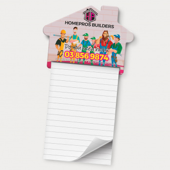 Magnetic House Memo Pad (A7)