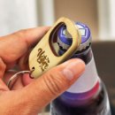 Malta Bottle Opener Key Ring+in use