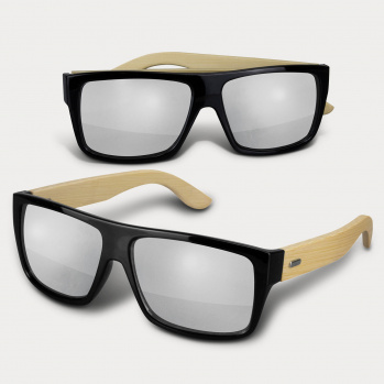 Maui Mirror Lens Sunglasses (Bamboo)
