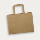 Medium Flat Handle Paper Bag Landscape+Natural