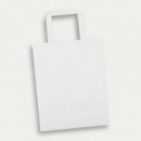 Medium Flat Handle Paper Bag Portrait+White