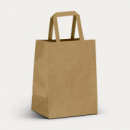 Medium Flat Handle Paper Bag Portrait+detail