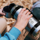 Mitre Vacuum Flask+in use