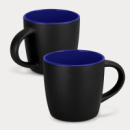 Mocha Coffee Mug Two Tone+Dark Blue