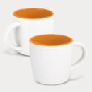 Mocha Coffee Mug Two Tone+Orange