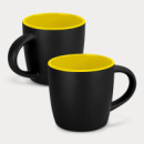 Mocha Coffee Mug Two Tone+Yellow