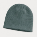 Montana Garter Knit Beanie+Grey