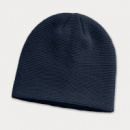 Montana Garter Knit Beanie+Navy