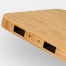 NATURA Bamboo Wireless Fast Charging Hub+output ports