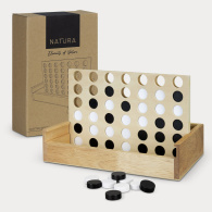 NATURA Quattro Wooden Four-in-a-Row Game image