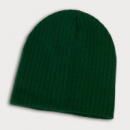 Nebraska Cable Knit Beanie+Forest Green