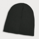 Nebraska Cable Knit Beanie+Graphite