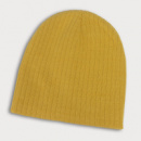 Nebraska Cable Knit Beanie+Mustard