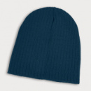 Nebraska Cable Knit Beanie+Navy