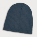 Nebraska Cable Knit Beanie+Petrol Blue