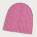 Nebraska Cable Knit Beanie+Pink