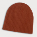 Nebraska Cable Knit Beanie+Rust