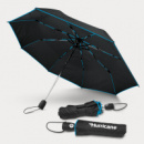 PEROS Hurricane City Umbrella+Cyan Black