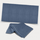 Palms Luxury Towel+Slate Blue