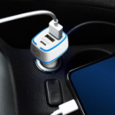 Photon Car Charger+in use