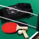 Portable Table Tennis Set+in use
