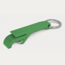 Snappy Bottle Opener Key Ring+Green