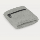 Wrist Sweat Band with Pocket+Grey