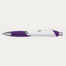 Borg Pen White Barrel+Purple