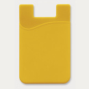 Silicone Smart Phone Wallet+Yellow