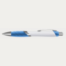 Borg Pen White Barrel+Light Blue