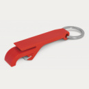 Snappy Bottle Opener Key Ring+Red