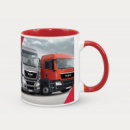 Two Tone Madrid Mug+Red