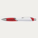 Borg Pen White Barrel+Red