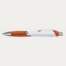 Borg Pen White Barrel+Orange