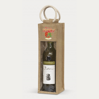 Serena Jute Wine Carrier