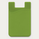 Silicone Smart Phone Wallet+Bright Green