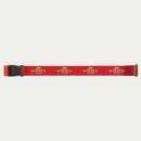 Full Colour Luggage Strap+Red