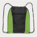 Ranger Drawstring Back Pack+Bright Green