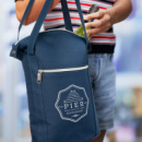 Provence Wine Cooler Bag+in use