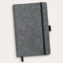 RPET Felt Hard Cover Notebook+Grey