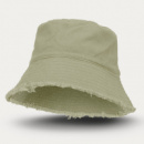 Raw Edge Bucket Hat+Ecru